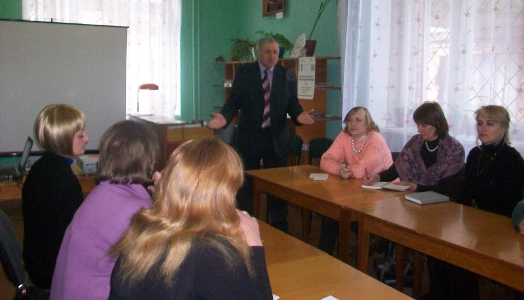 Директор ЦБС В. Кулаківський відкриває майстер-клас