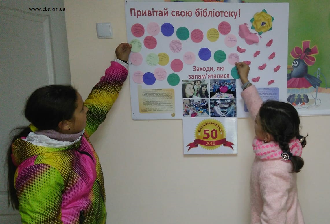 Стінгазета до Всеукраїнського дня бібліотек у філії №10